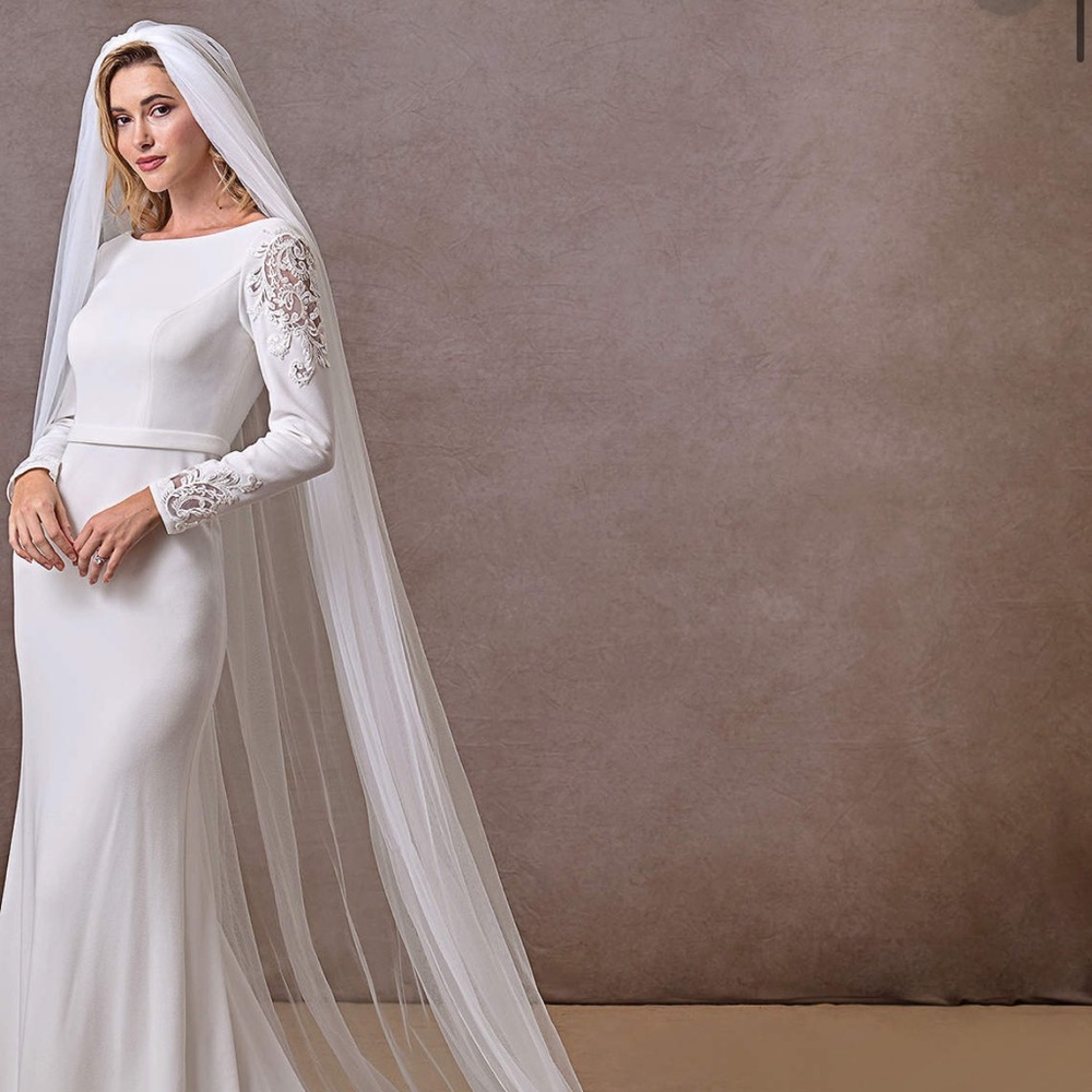 Azazie cathedral length veil